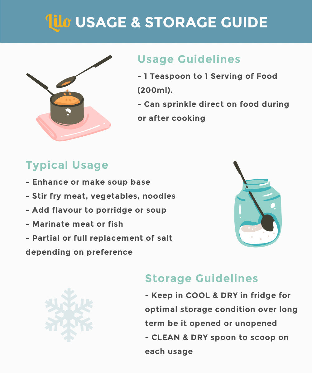 Sale Bundle - Basic Umami Set - Lilo Premium Ikan Bilis Powder