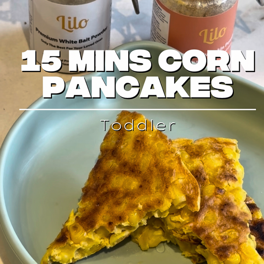 15 Mins Corn Pancakes