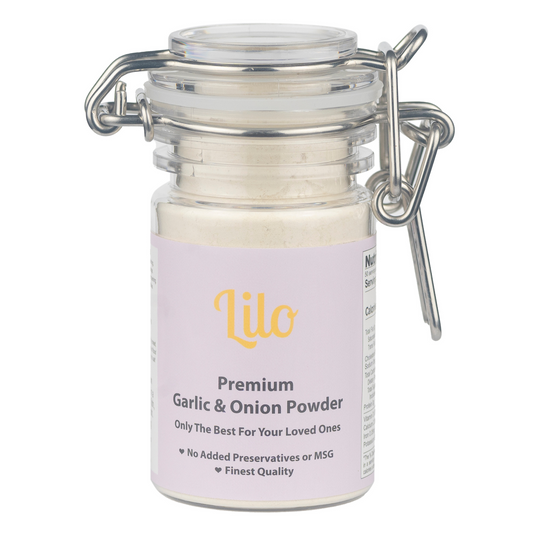 Garlic & Onion Powder 50g Bottle - Lilo Premium Series - Lilo Premium Ikan Bilis Powder