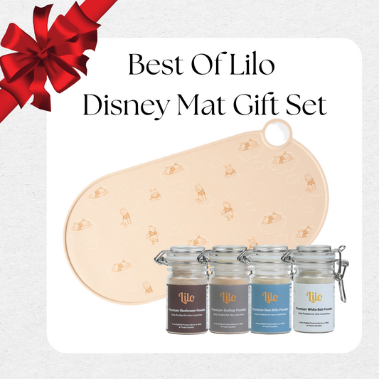 Disney BEST OF LILO Weaning Bib/Mat gift set - Lilo Premium Ikan Bilis Powder